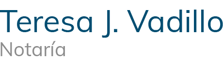 Logo Notaría Teresa J. Vadillo